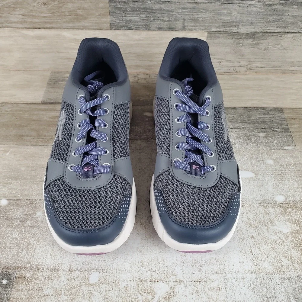 Kuru Quantum 2.0 Womens Shoes Sz 9 W Running Pewter Night Sky Lace Up Sneakers